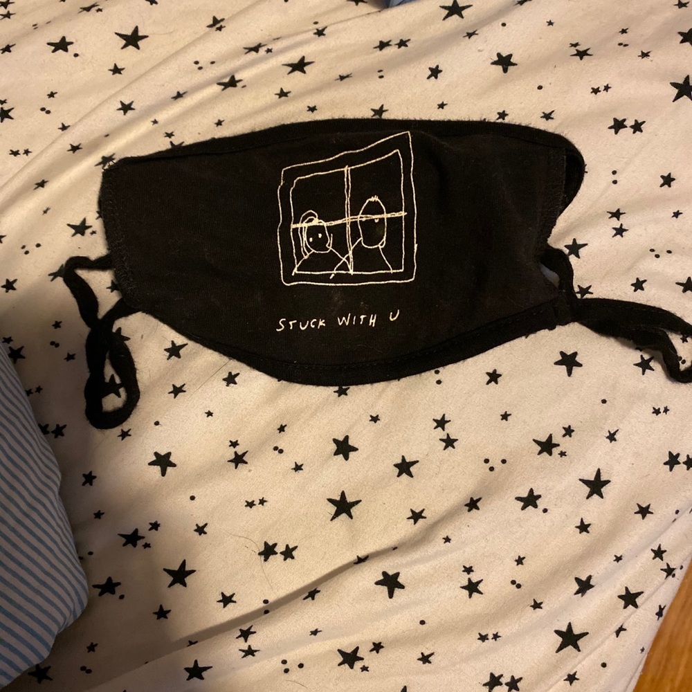 Ariana grande stuck with you mask